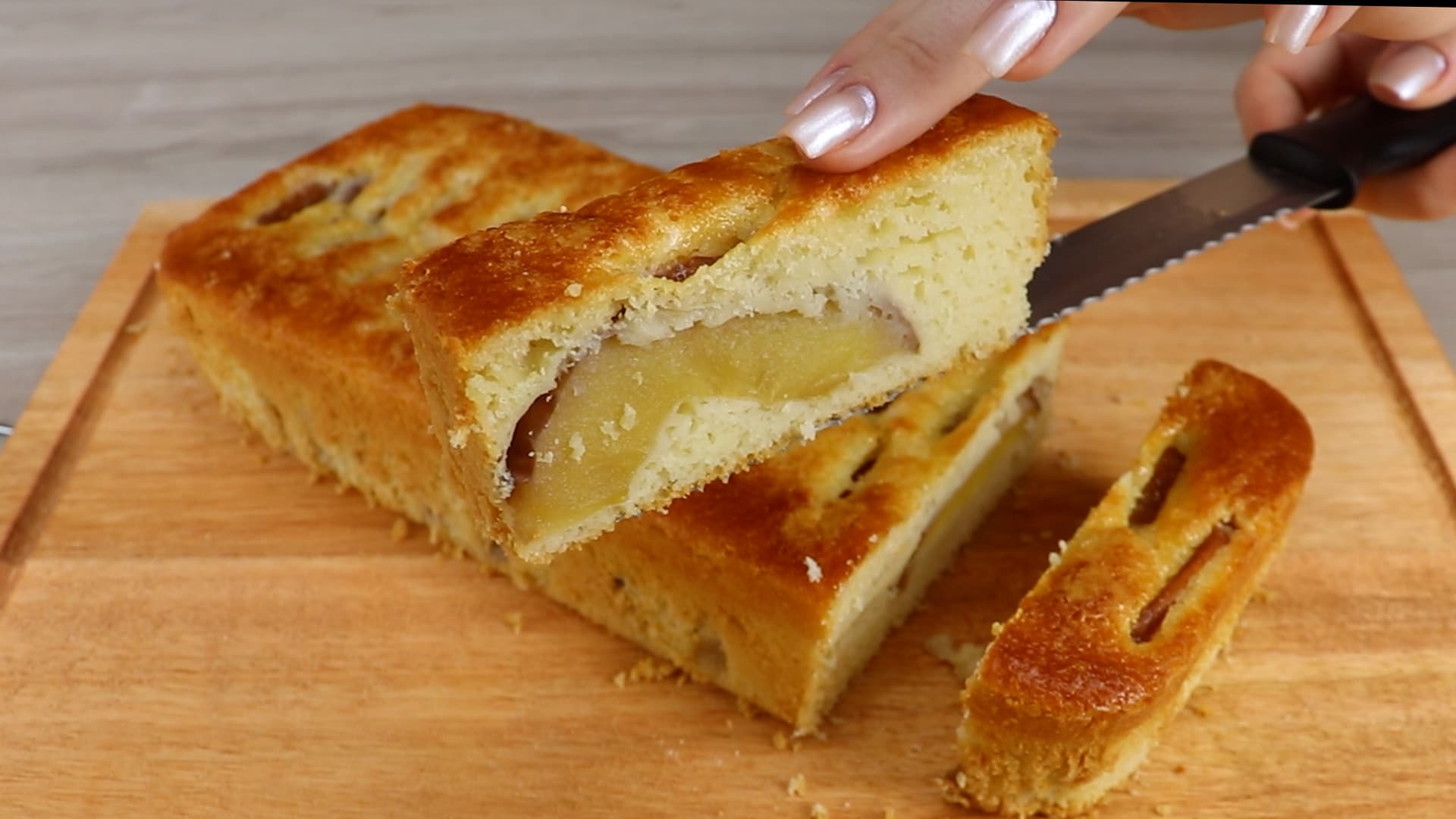 Bolo de maçã delicioso fácil de fazer